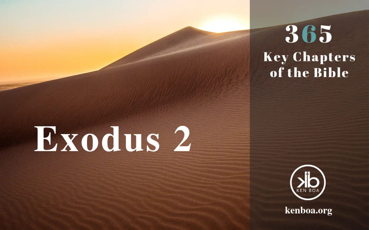 365 Key Chapters of the Bible: Exodus 2