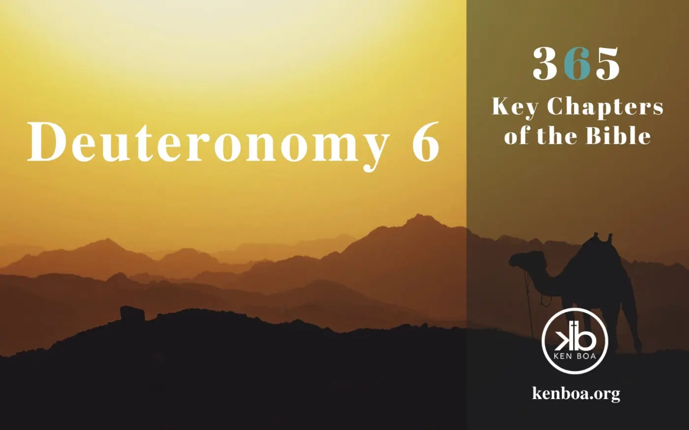 Deuteronomy 6: The Pitfalls of Prosperity