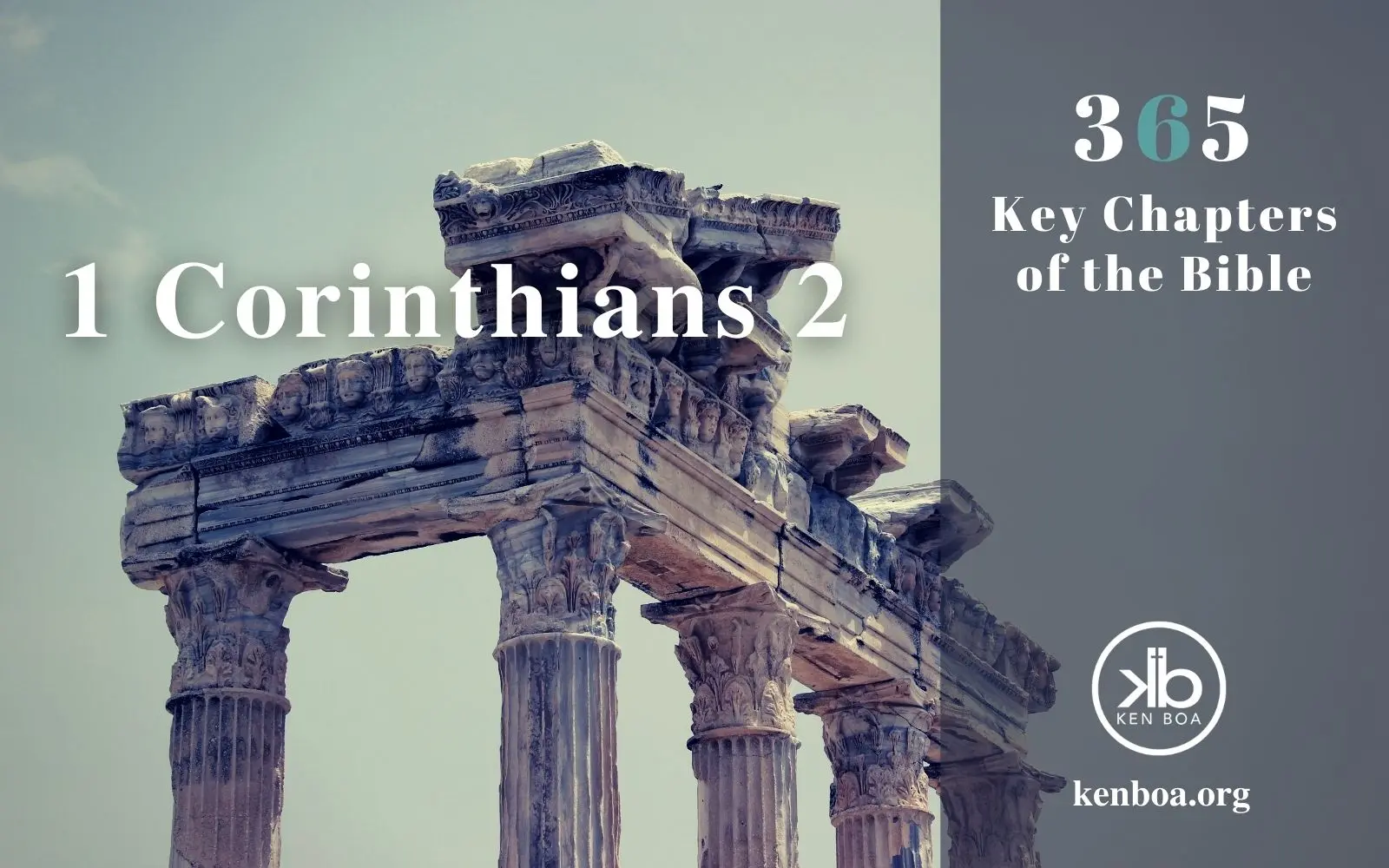 1 Corinthians 2: Relying on the Spirit