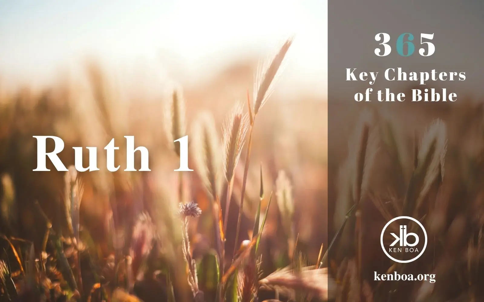 Ruth 1: A Faithful Remnant