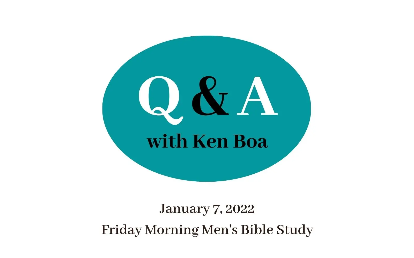 Q&A Session: January 7, 2022